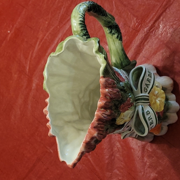 Drink Pitcher Fitz & Floyd Herb Garden Ceramic Decorative Pitcher - Picture 2 of 7